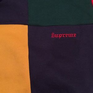 Supreme patchwork hoodie
